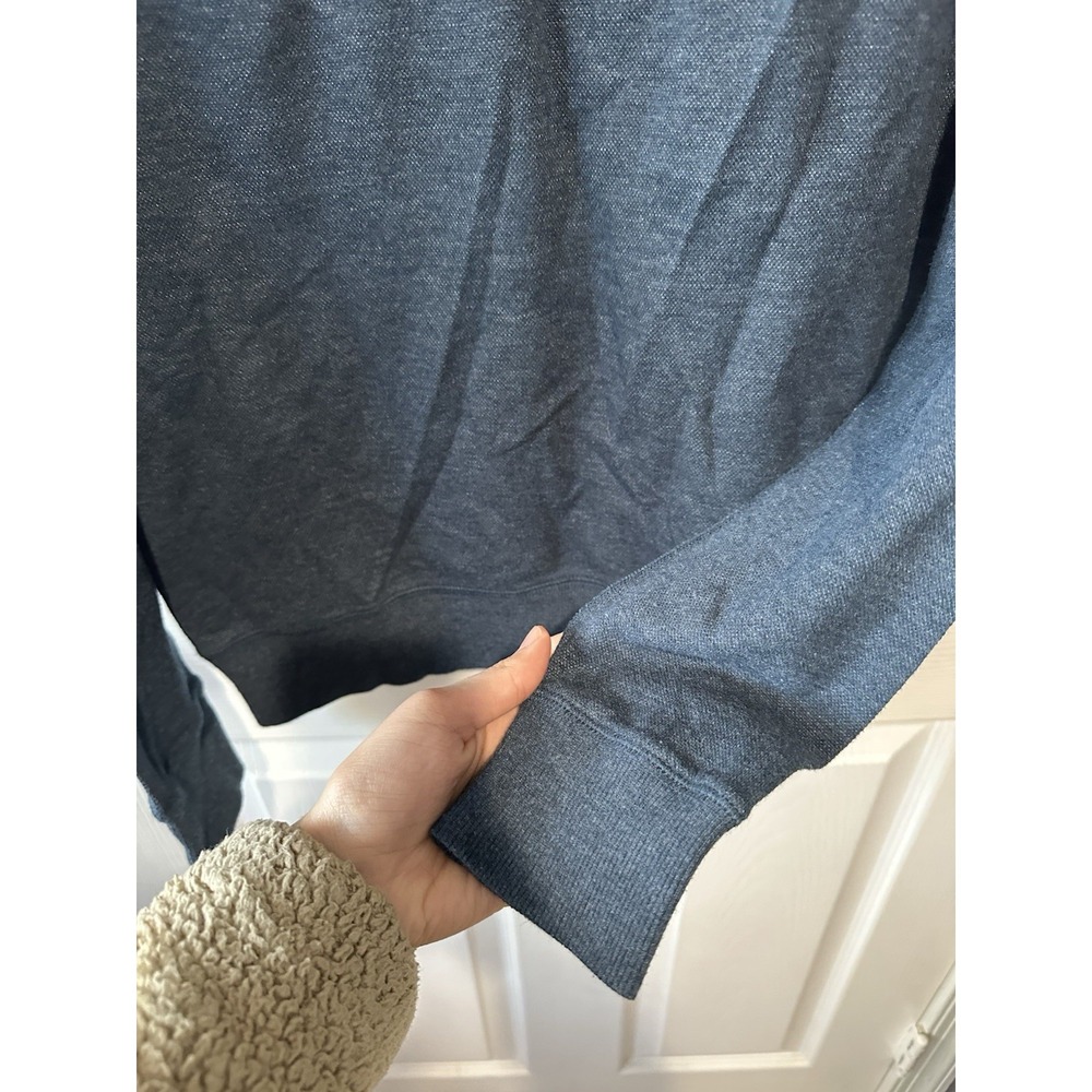 Vuori Jeffreys Pullover fleece sweatshirt Dark Blue Men's Medium - Picture 12 of 13